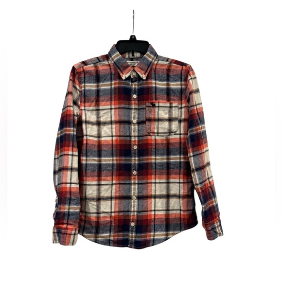 abercrombie kids Other - Abercrombie Kids Boy’s Plaid Button Down Flannel Shirt: Size 13/14